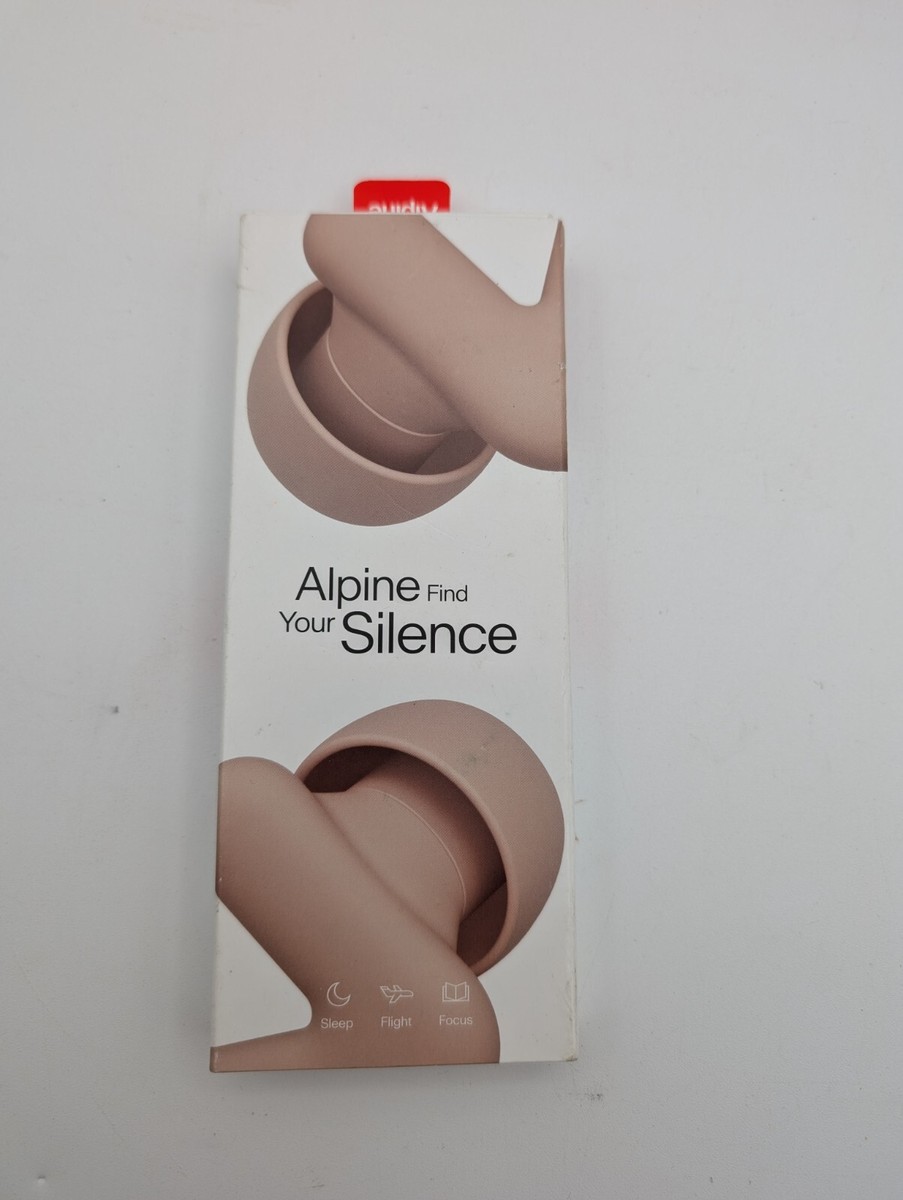 Alpine Calm Earplugs for Sleep, Flight Focus- Beige