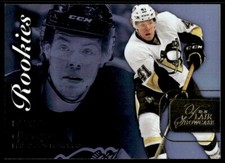 2015-16 Fleer Showcase Flair Materials Daniel Sprong Rookie G80 Pittsburgh