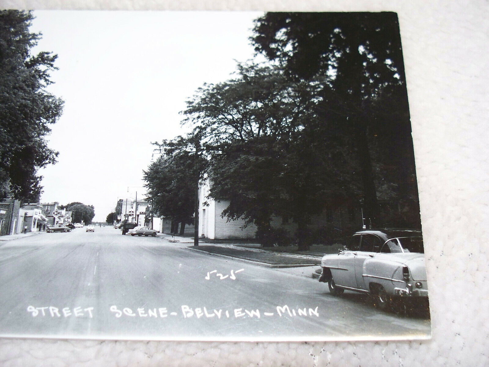 1955 Belview Minnesota Main Street Scene Real Picture Postcard eBay