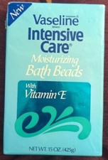 Vaseline Intensive Care Moisturizing Bath Beads Gentle Breeze 15 oz