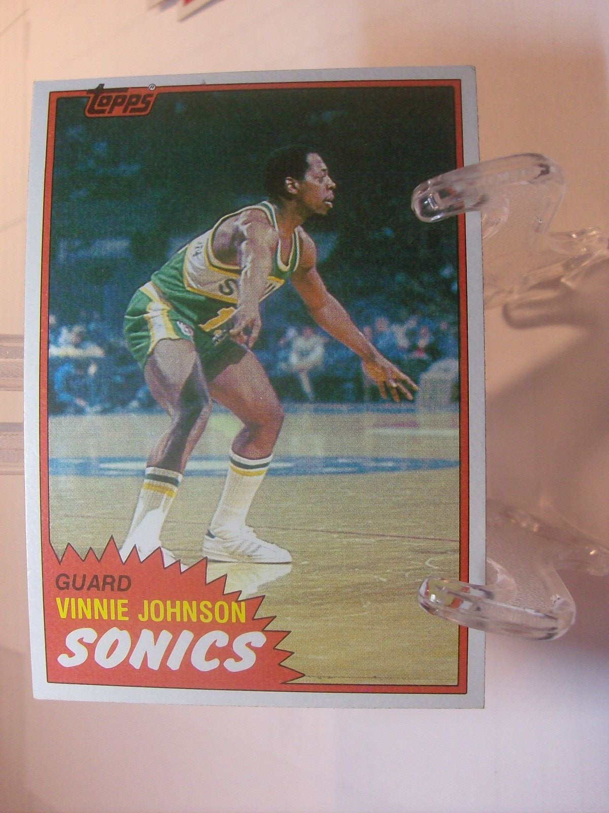 1981-82 Topps Basketball #W99 - Vinnie Johnson RC - Seattle SuperSonics  (96772)