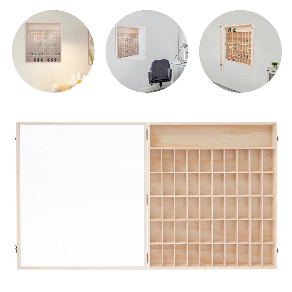 Vitrina de madera, vitrina para minifiguras figuras de acción, vitrina Foto 4 de 4