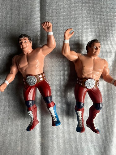 WWF LJN Wrestling Superstars British Bulldogs Dave...