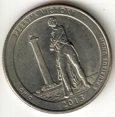 perry ページです。 USA - 2013D - Washington ¼ Dollar - Perry's Victory - Low Mintage