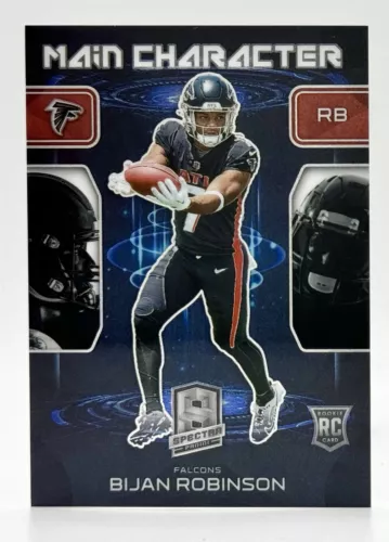 2023 Spectra Main Character Bijan Robinson RC SP Case Hit Atlanta Falcons