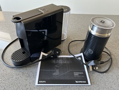 Nespresso Essenza Mini Coffee Machine with Aeroccino Milk