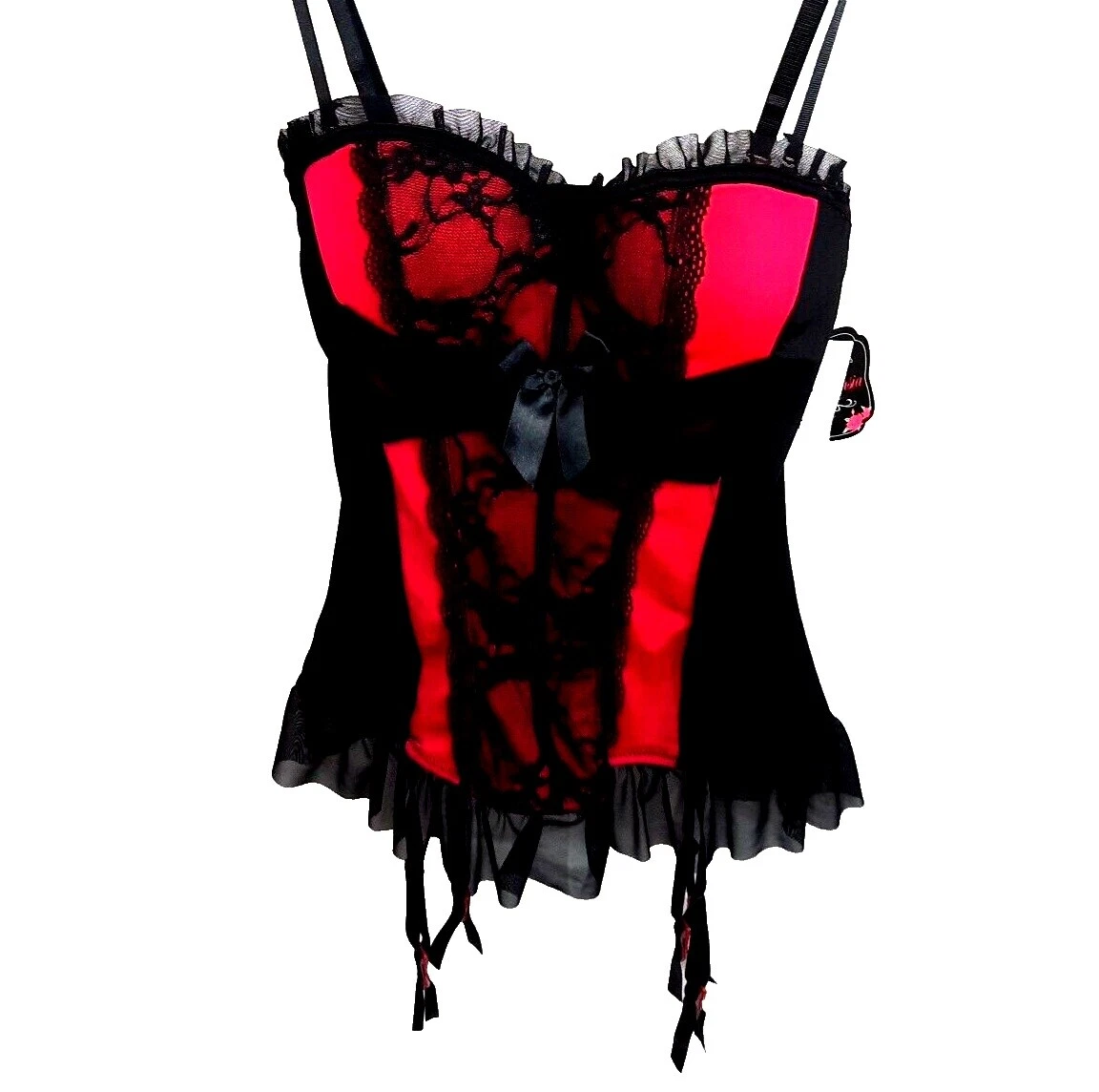 PINK Black Corsets & Bustiers for Women