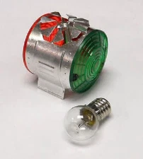 394-37 Lionel Pin Type Rotary Beacon Top for Beacon Tower with Dimpled Bulb 