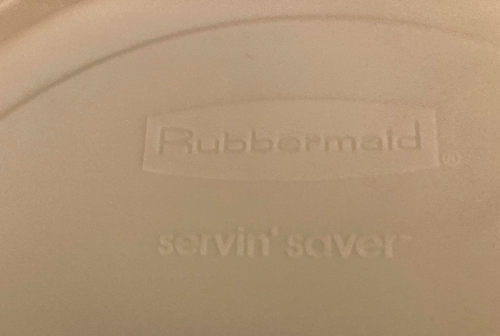 Rubbermaid CAKE SAVER Carrier Container #0093 Almond Bottom-Vintage - Rare Size - Picture 5 of 8