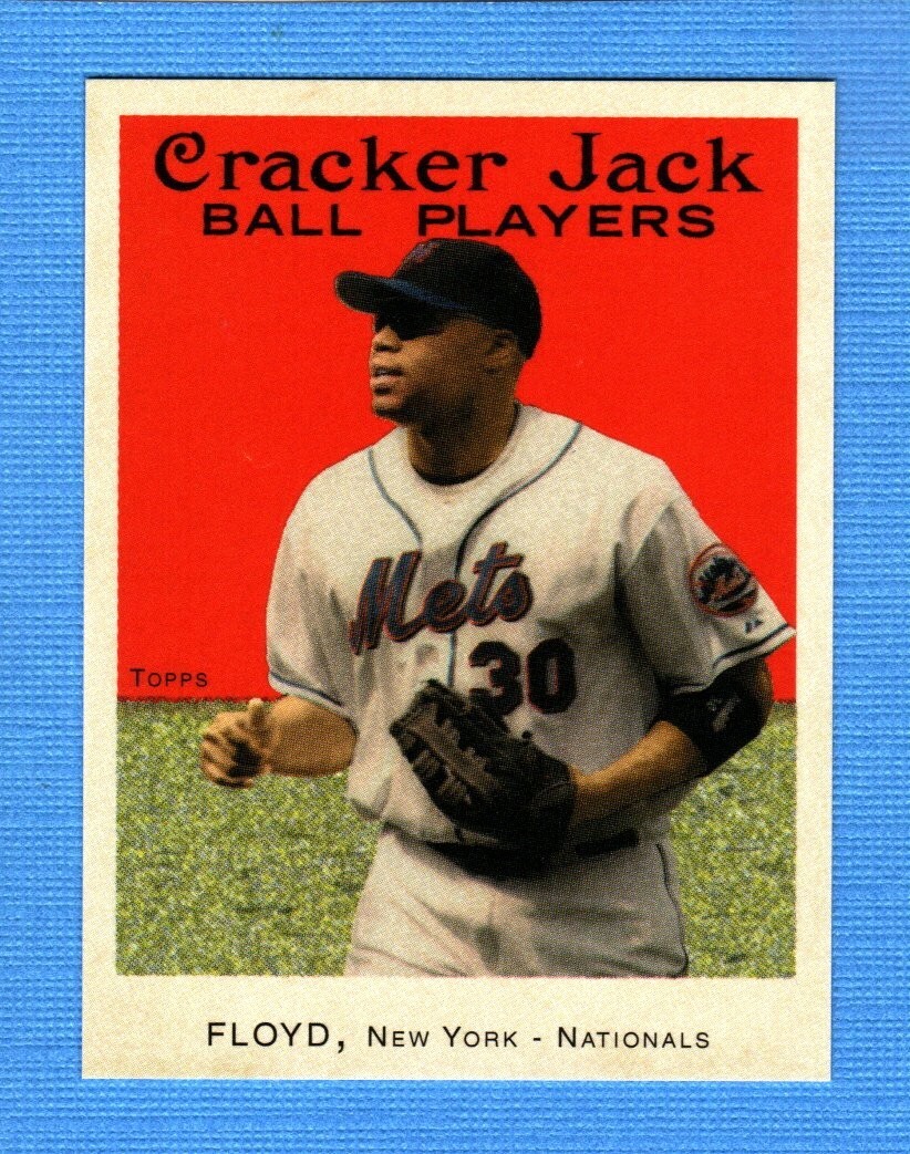 2004 Topps Cracker Jack Mini Sticker #24 Cliff Floyd Mets