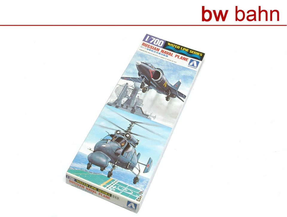 Aoshima 1:700 01522 Russian Naval Plane - Yak-36 + Ka-25 Militär Bausatz Neu