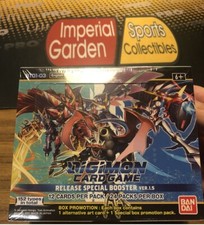 BANDAI DIGIMON TCG Card Game - Version 1.5 BOOSTER BOX FACTORY SEALED /w DASH PK