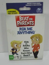 Beat the Parents Ask Me Anything Card Game Kids vs. Adults by Spin Master