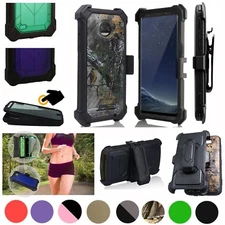 for 5.5" Motorola moto Z2 Play Z2 FORCE Screen Case 360° Cover Crystal Holster