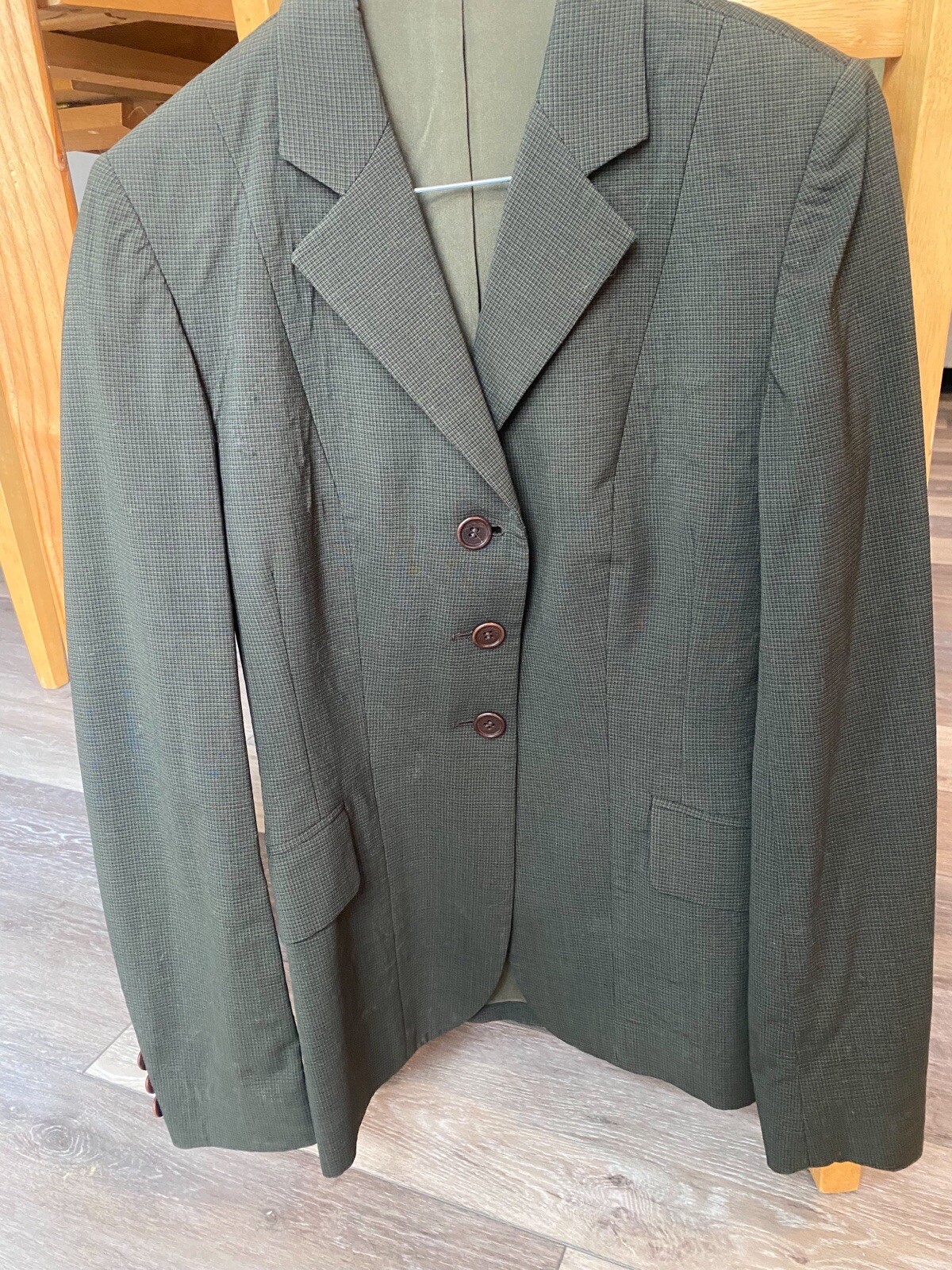 Tailored Sportsman Show Coat-Size 2, Olive Green