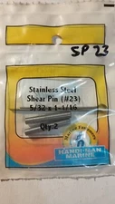 Marine Shear Pins SP23 #23 5/32" x 1-1/16" 550221 (2Pk)