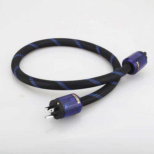 High-End Rot Kupfer US Stromkabel AC Hifi Audio Netzkabel Dreipoliger Kaltgerätestecker - Bild 1 von 7