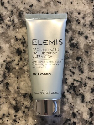 Elemis Pro-Collagen Marine Cream Ultra-Rich 0.5 oz 15ml Mini ~ New & Sealed!!  