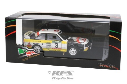Audi Sport Quattro Blomqvist Rallye Rally Portugal 1985 1:43 Trofeu - Bild 4 von 4