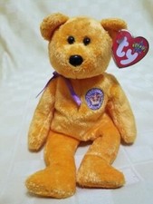Ty Beanie Baby Celebrations Bear Queen's Golden Jubilee stuffed animal 2002