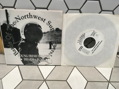 YOUNG FRESH FELLOWS  7'' vinyl  DHARMA BUMS TOUR 92 + 7'' PROMO SINGLE 91 punk us