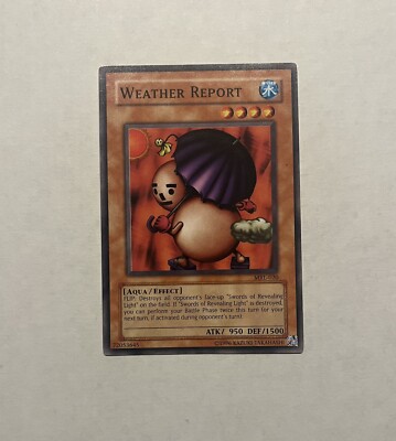 Yu-Gi-Oh! Weather Report Card (MRL-020) - Magic Ruler Unlimited Edition Common