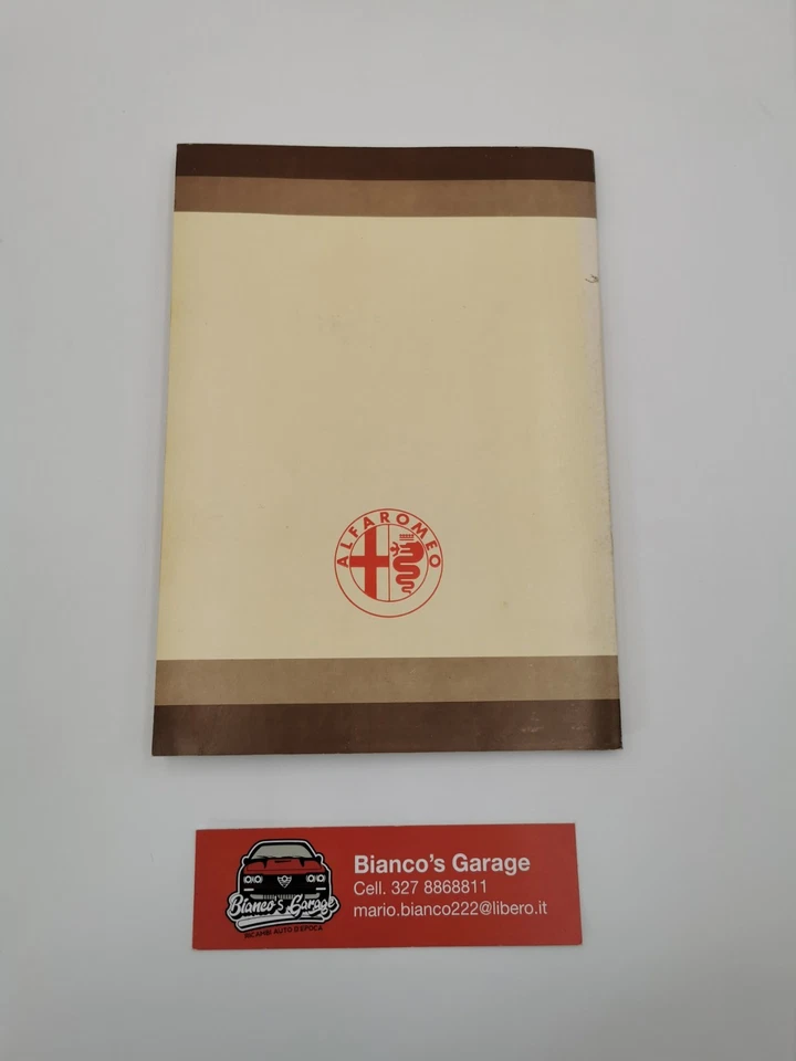 Manuale Alfa Romeo 75 Turbo Direzione assistenza tecnica - Immagine 4 di 4