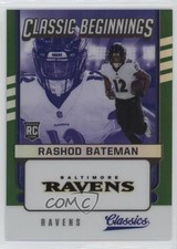 2021 Panini Classics Classic Beginnings Green 10/15 Rashod Bateman #CB-RB 0ud4