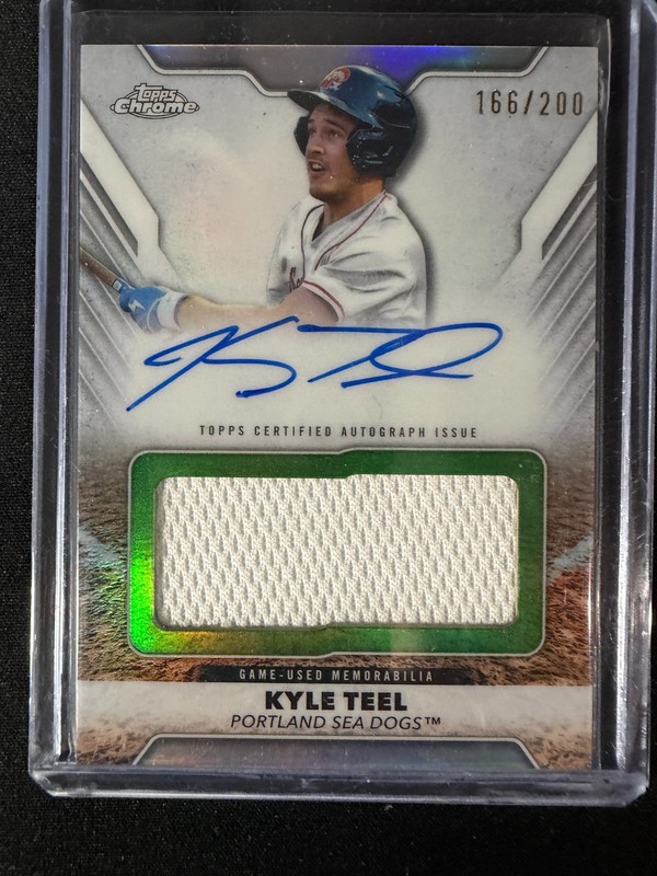 ⚾2025 Topps Chrome Kyle Teel #PDJAR-KT Rookie Patch Auto /200