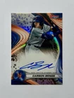 2024 Bowman’s Best CARSON BENGE Chrome Prospect Refractor Auto Bowman 1st Mets