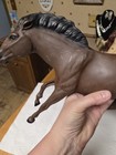 Vintage Ertl Collectible Large Brown Horse. 17"  Long. RARE — photo 9