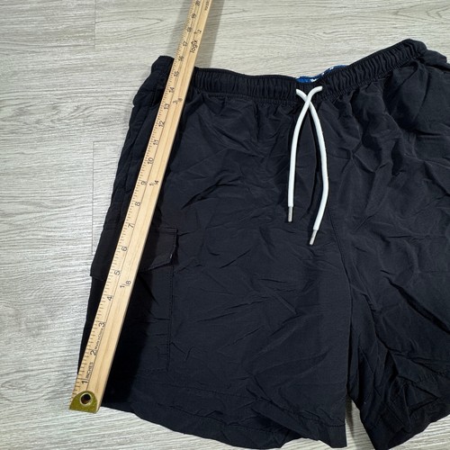Tommy Bahama Herren Badehose schwarz Medium meliert Logo Mesh gefüttert Boardshorts - Bild 4 von 9