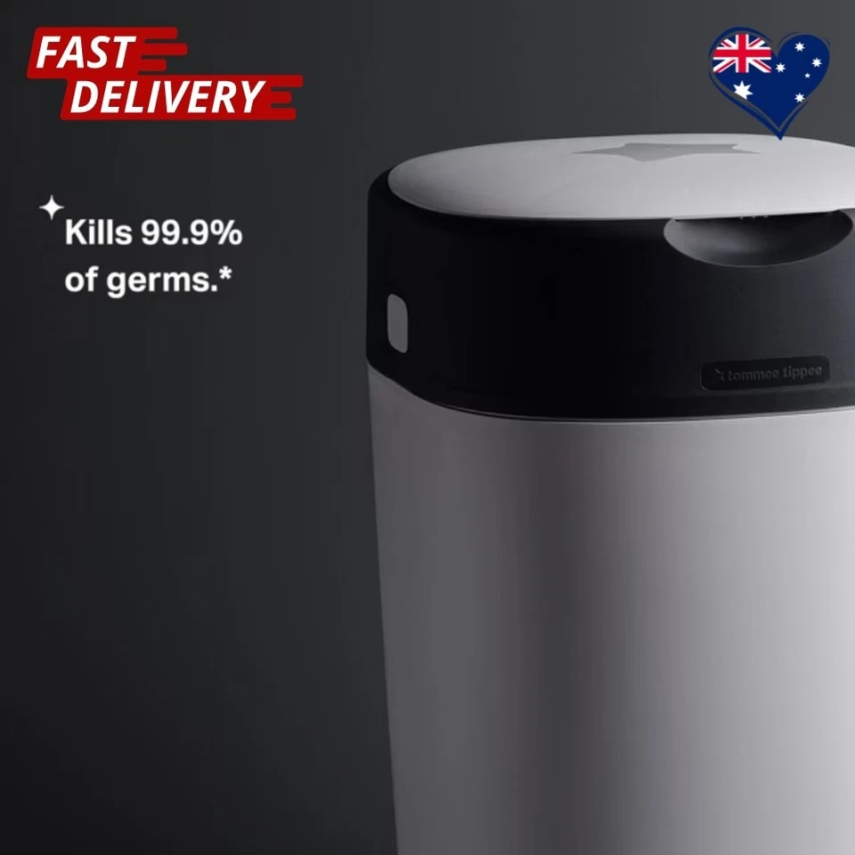 Nappy Bin Twist & Click Advanced Disposal System White Tommee Tippee AU Stock - image 3 of 4