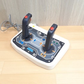 Sega Saturn Twin Stick with Virtua Gun controller & 2 Japanese Games tested work