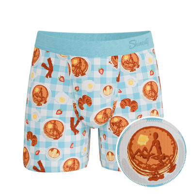 The Good Moaning Naughty Breakfast Ball Hammock  Pouch Underwear by Shinesty