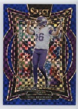 2024 Panini Select Concourse Blue Prizm 206/249 Will Reichard #21 16wc