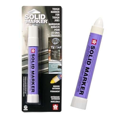 Solid White Permanent Paint Marker Pen