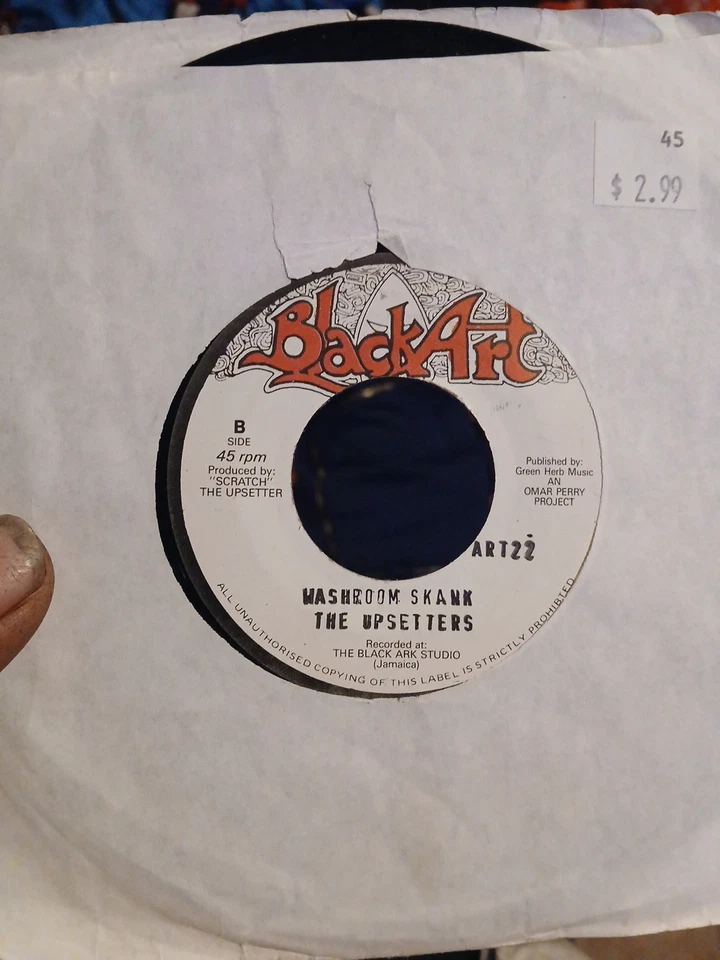 Lee Perry, Bathroom Skank, The Upsetters, Washroom Skank , Vinyl Record Foto 2 de 2
