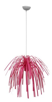 Scratch & Dent Scratch and Dent Present Time Fireworks Bright Pink Pendant Lamp