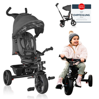 2 In 1 Dreirad Mit Schubstange Von 18 Monaten Bis 25Kg Lionelo Hairi🔸 Grau