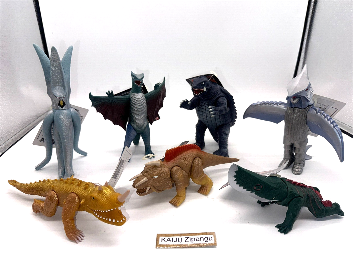 1998 Gamera Memorial Box Complete Figure Set of 7 types WITH TAG