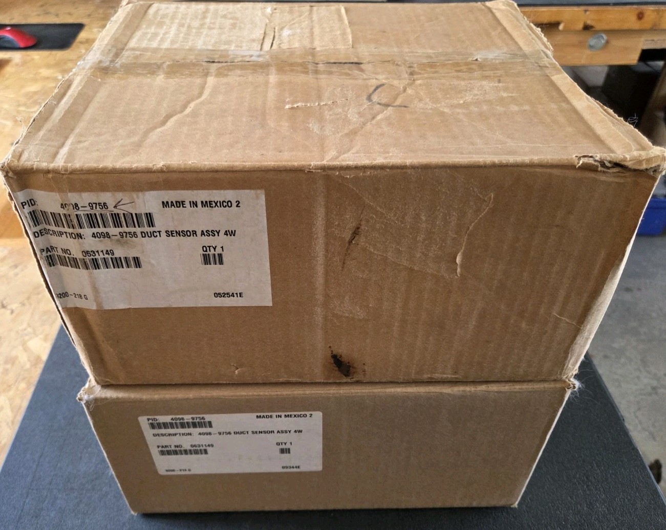 SIMPLEX 4098-9756 4-WIRE DUCT SMOKE DETECTOR SENSOR WITH HOUSING - NEW - 2 AVAIL