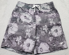 Speedo Board Shorts Mens Large Multicolor Floral Mesh Lined Swimwear Drawstring