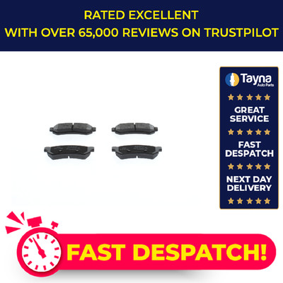 Brake Pads Set fits CHEVROLET LACETTI J200 1.8 Rear 07 to 13 LDA Bosch 96800089
