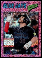 2026 Topps Heritage Chrome Pink Sparkle Refractor Alejandro Kirk Toronto Blue