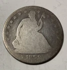 1859 (O) Seated Liberty Half Dollar 50C Silver 0.900 Business Strike