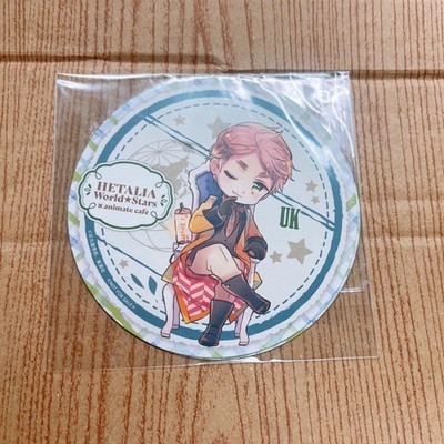 Hetalia Axis Powers UK Coaster  Anikafe Event Bonus, APH WorldStars, Orig.