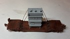 HO Scale Super Detailed Assembled Santa Fe Kit Lowboy Flatcar With Transformer — photo 3