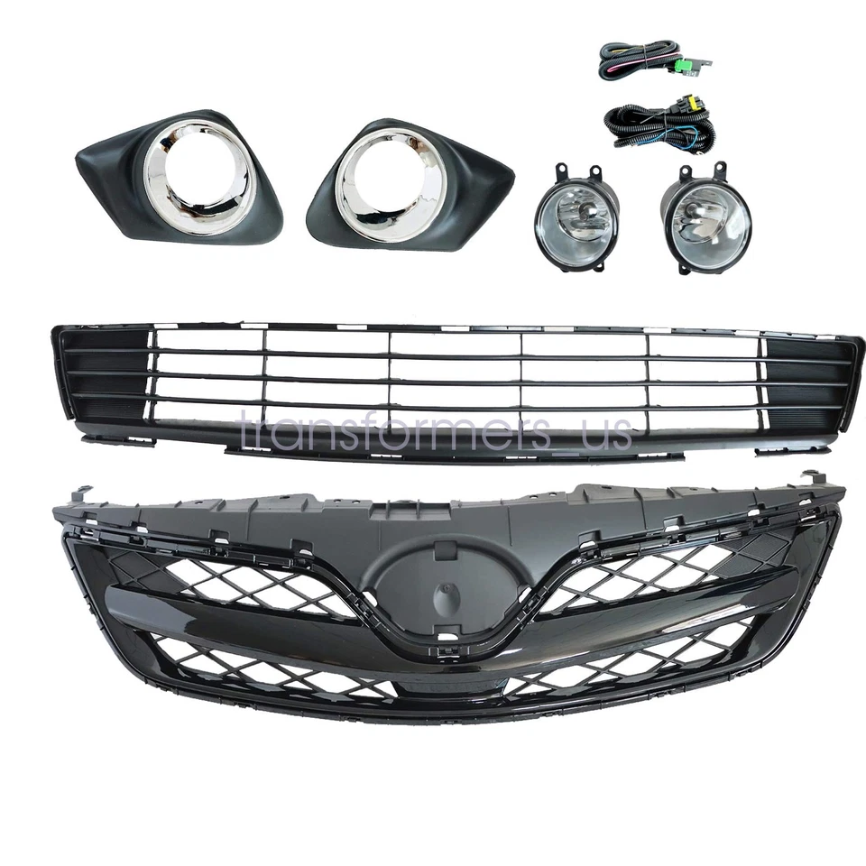 Juego de luces antiniebla + parachoques delantero apto para Toyota Corolla 2011-2013 5310002410C0 Foto 3 de 4