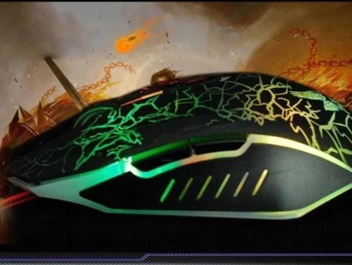 Wired Gaming Mouse Silent Mute Usb Optical Gaming Mouse Office Mice With Backli - Image 2 of 4